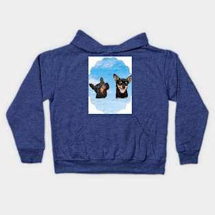 two dogs Kids Hoodie